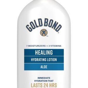 Gold Bond Ultimate Healing Skin Therapy Lotion with Aloe, 14 oz., Non-Greasy & Hypoallergenic