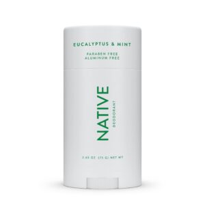 Native Deodorant | Natural Deodorant for Men, Aluminum Free with Baking Soda, Coconut Oil and Shea Butter | Eucalyptus & Mint