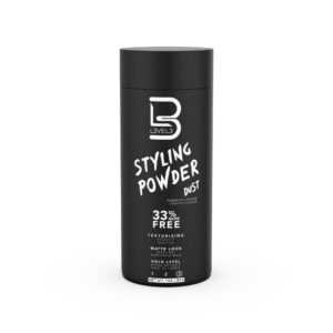 L3 Level 3 Styling Powder – Natural Look Mens Powder – Easy to Apply with No Oil or Greasy Residue (Small – 30 Grams)