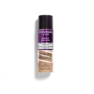 COVERGIRL & Olay Simply Ageless 3-in-1 Liquid Foundation, Classic Tan, 1 Fl Oz (Pack of 1)