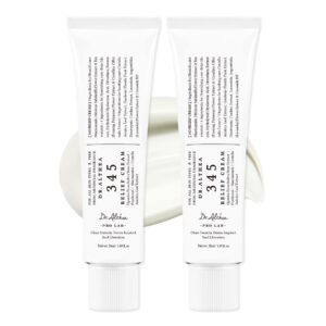 Dr.Althea 345 Relief Cream | Daily Face Moisturizer | Blemish Relief Care | Soothing Recovery & Moisture with Niacinamide, Panthenol | Korean Vegan Skin Care for All Skin Types | 1.7 Fl Oz (Pack of 2)