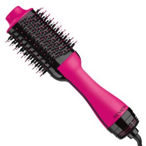 REVLON One-Step Volumizer Original 1.0 Hair Dryer and Hot Air Brush, Pink