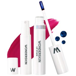Wonderskin Wonder Blading Lip Stain Peel Off and Reveal Kit – Long Lasting, Waterproof Pink Lip Tint, Transfer Proof Natural Makeup Stain Kit (Darling)
