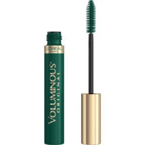 L’Oreal Paris Makeup Voluminous Original Washable Bold Eye Mascara, Deep Green, 0.27 Fl Oz