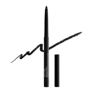 wet n wild Mega Last Breakup Proof Retractable Eyeliner – Waterproof 16-Hour Long-Lasting Wear, Cruelty-Free & Vegan – Blackest Black
