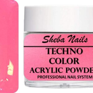 SHEBA NAILS Satin Color ACRYLIC Powder Collection – 1 oz. – SATIN PINK