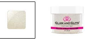 Glam & Glits Glitter Acrylic Collection (40 SNOW WHITE)