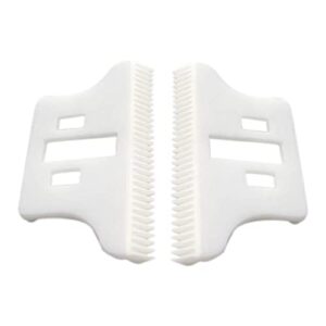 Tunes Perfermance Replacement Ceramic Blades for 8081 WAHL Detailer T-WIDE Trimmer Blade 32 teeth 2pcs