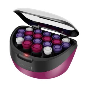 Remington Ionic Conditioning Hair Setter, 20 Velvet Hair Rollers, 6 Large (1¼”), 10 Medium (1″), 4 Small (¾”), Blowout Style Hair Curlers