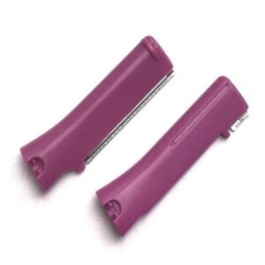 FTOW Replacement Face Hair Trimmer Long and Short Blade for Panasonic ES2113PC / ES2113 – Facial and Brwo Remover Cutter Attachments for Eyebrow