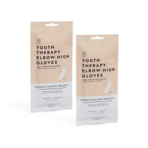 VOESH Youth Therapy Elbow-High Gloves> 2 Pack> Lotion Gloves> Moisturizing Hand & Elbow Gloves> Spa Gloves> Hand Masks for Dry Hands> Hand Care> Manicure Prep