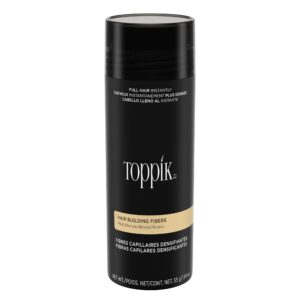 Toppik Hair Building Fibers, Instantly Fill in Thinning Hair for a Fuller, Thicker Look, Natural Keratin Formula for Men & Women, 9 shades and 4 size options