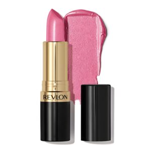 Revlon Super Lustrous Lipstick, Creamy Formula For Soft, Fuller-Looking Lips, Moisturized Feel, 450 Gentlemen Prefer Pink, 0.15 oz