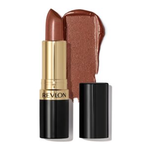 Revlon Super Lustrous Lipstick, Creamy Formula For Soft, Fuller-Looking Lips, Moisturized Feel, 300 Coffee Bean, 0.15 oz