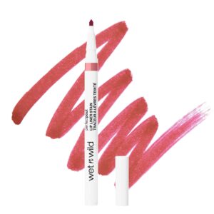 wet n wild Perfect Pout Lip Liner Stain, Long-Lasting Transfer-Proof Formula with Blade-Like Applicator for Precision & Full Lip Coverage, Vegan & Cruelty-Free – I’m Blushing