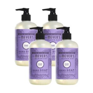 MRS. MEYER’S CLEAN DAY Lilac Liquid Hand Soap 12.5 Fl Oz (Pack of 4)
