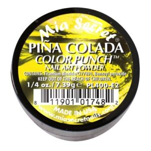 Mia Secret Professional Color Punch Collection Acrylic Powder ( Pick Your Color ) (Pina Colada)