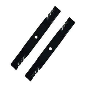 (New Part) LA115 (2) Blades for 42″ Compatible with John Deere LA100, LA110, LA120, X110, X120, LA105 + All Other Models in The Description