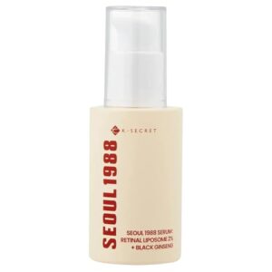 KSECRET SEOUL 1988 Serum : Retinal Liposome 2% + Black Ginseng, 30ml/1.01fl.oz | 58% Black Ginseng Extract | Retinal serum, Bakuchiol, VitaminC&3Peptides for Wrinkle Care | Korean Skincare | seoul1988