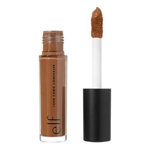 e.l.f. Hydrating Camo Concealer, Lightweight, Full Coverage, Long Lasting, Conceals, Corrects, Covers, Hydrates, Highlights, Deep Caramel, Satin Finish, 25 Shades, All-Day Wear, 0.20 Fl Oz