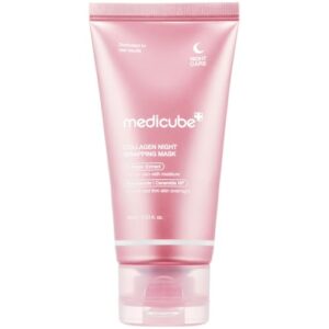 medicube PDRN Caffeine Overnight Wrapping Peel Off Facial Mask | Firming, Depuffing & Hydration | Salmon DNA + Caffeine + Collagen For Refined, Glass Skin & Face Contour Support | Korean Skin Care