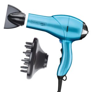 INFINITIPRO BY CONAIR Hair Dryer, 1875W Salon Performance AC Motor Hair Dryer, Conair Blow Dryer, Aqua