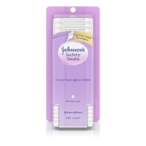 Johnson’s Baby Safety Swabs 185 Each