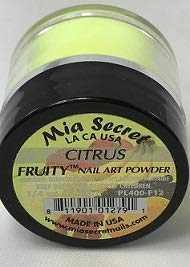 Mia Secret Nail Art Powder Fruity Collection – .25 oz (Citrus)