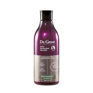 Dr. Groot Hair Thickening Shampoo, Korean Hair Care with Biotin, Rosemary Oil to Help Volumize Thinning, Damaged Hair, Hydrate Hair and Scalp, Biotin Shampoo, Scalp Revitalizing Solution