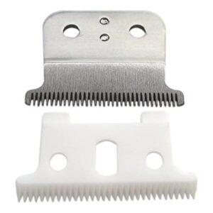 XIAMI Perfermance Adjustable Replacement T Blade Trimmer Replacement Blade for Andis T Outliner gtx Replacement Blade Silver