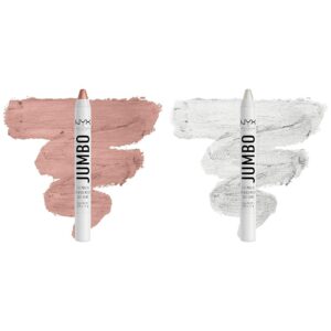 NYX PROFESSIONAL MAKEUP Jumbo Eye Pencil Bundle – Iced Latte and Cottage Cheese