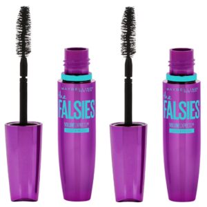 Maybelline Volum’ Express Falsies Volumizing Waterproof Mascara, Very Black, 2 Count