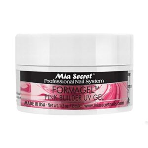 Mia Secret FORMAGEL Pink Builder Gel 1 oz Professional Nail System (0.5 oz)