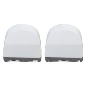Heyai Upgraded 2 Pack White Clipper Replacement Blade, Snap-On Replacement Blade for Wahl Peanut Hair Clipper #2068-300