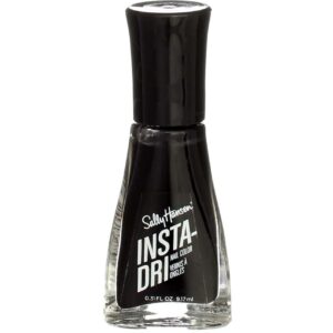 Coty US 7437935 Sally Hansen Insta-Dri Nail Polish44; 496 & 360 Black to Black – Pack of 2