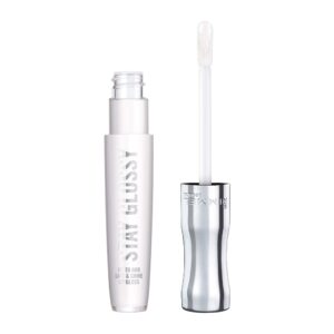 Rimmel Stay Glossy Lip Gloss – Non-Sticky and Lightweight Formula for Lip Color and Shine – 820 Seduce Me, .18oz