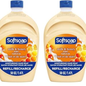 Softsoap Milk & Honey Scented, Liquid Hand Soap Refill, 50 Ounce (Pack of 2)