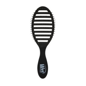 Wet Brush Speed Dry Hair Brush, Black Frost – Vented Design & Soft HeatFlex Bristles Are Blow Dry Safe – Ergonomic Handle Manages Tangles – Pain-Free Hair Accessories