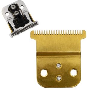 Professional Replacement Blade Set D7#32655 D8#32105#32400, High Carbon Steel Blades Compatible with Andis Slimline D7 D8 Hair Trimmers (Gold)