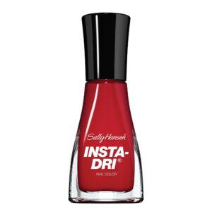 Sally Hansen Insta-Dri, Asap Apple, Quick Dry, Long Lasting, Opaque, Shiny Red Nail Polish