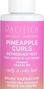 Pacifica Pineapple Curls Refresher Mist Frizz Control Spray & Curly Hair Enhancing -w/Hyaluronic Acid Vitamin B5 & Natural Plant Oils Revitalizes Curls – Vegan Cruelty Free Dermatologist Tested