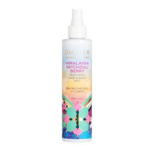 Pacifica Beauty Himalayan Patchouli Berry Hair & Body Mist, Fragrance, Perfume Body Spray, Grapefruit, Sweet Gourmand, Vegan, 6 fl oz (1 Count)