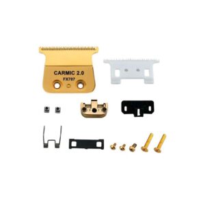 CARMIC BLADE Replacement Gold T-Blade With Ceramic Set | Titanium Fixed | Fits FX707 All Models Carmic 2.0