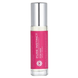 Pure Instinct Roll-On – The Original Pheromone Infused Essential Oil Perfume Cologne – TSA Ready (For Her – Women)