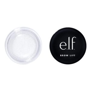 e.l.f. Brow Lift, Clear Eyebrow Shaping Wax For Holding Brows In Place, Creates A Fluffy Feathered Look, Vegan & Cruelty-Free, Clear