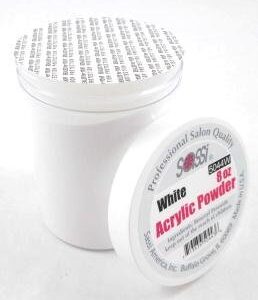 Sassi Acrylic Powder Professional Salon Quality 8oz White> Strengthens nail> nail beauty> nail polish> nail art> decorate your nails> cosmetics> nail powder>