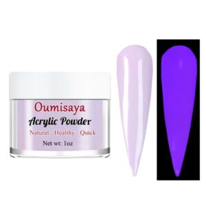 Glow in the dark Purple Acrylic Powder for Nails Art