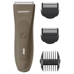 LADYSPOT™ Finishing Trimmers for Women (Iron-Gray-Female-Version), Replaceable Ceramic Blade Heads, Waterproof Wet/Dry Finishing Trimmers