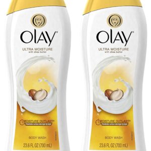 Olay Ultra Moisture Moisturizing Body Wash with Shea Butter – 23.6 oz – 2 pk