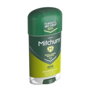 Mitchum Men Gel Antiperspirant Deodorant, Unscented, 0.7oz.